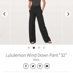Lululemon wind down pants